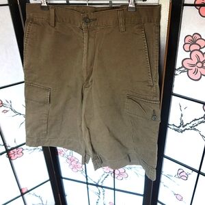 Nautica Clipper Relaxed Fit Green Shorts Size 30W